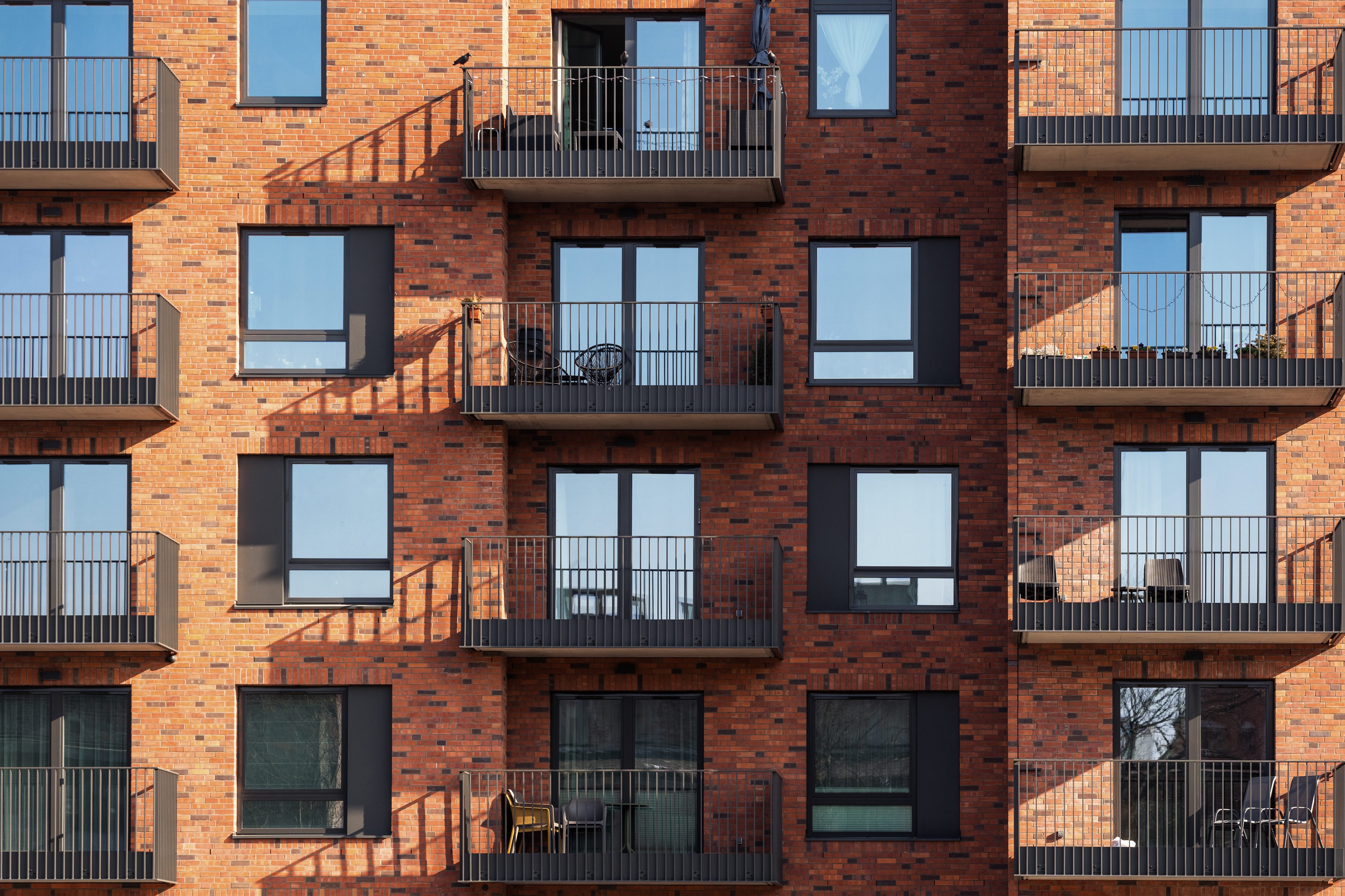 Concept,Of,Investment,In,Building,Industry.,Facade,Or,Front,View